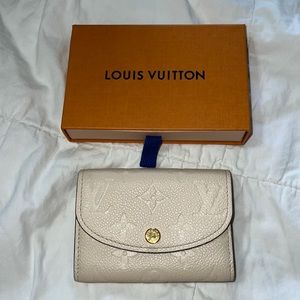 Louis Vuitton Rosalie coin purse empreinte leather